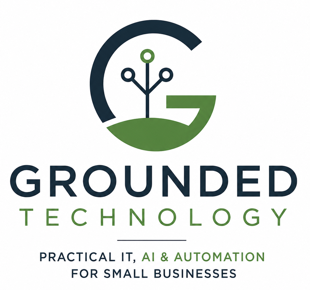 Grounded Technology logo and tagline